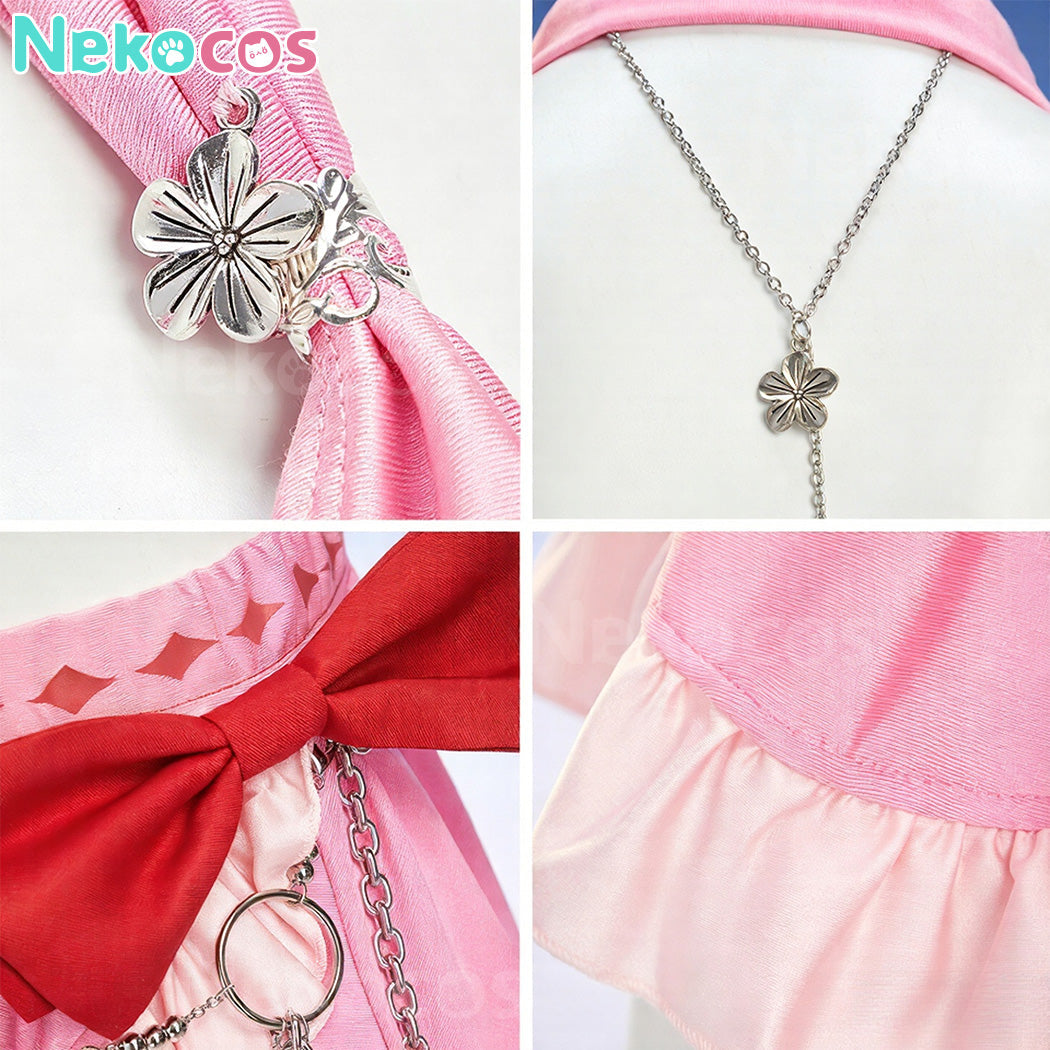 【Nekocos】Game Cosplay Aerith Gains Swimsuit Cosplay Costume | Custom-Tailor
