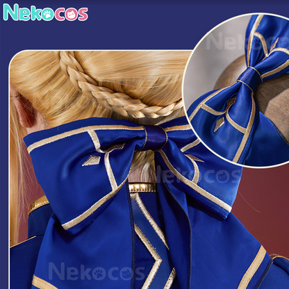 【Nekocos】Game Honkai:Star Rail Cosplay Saber Altria Pendr Cosplay Costume Premium Edition | In Stock