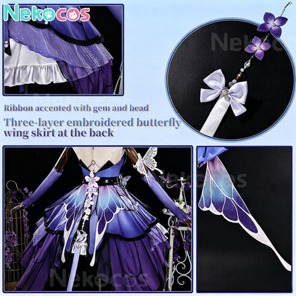 【Nekocos】Game Honkai: Star Rail Cosplay Gossamer Flutter Cosplay Costume | Custom-Tailor