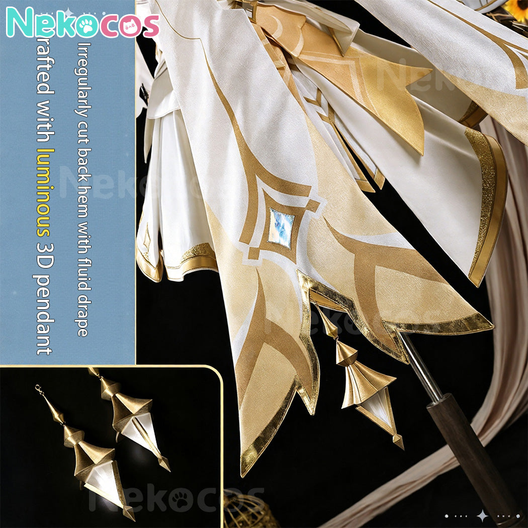 【Nekocos】Game Genshin Impact Cosplay Lumine As Heaven and Earth Are Made Anew Cosplay Costume | In Stock