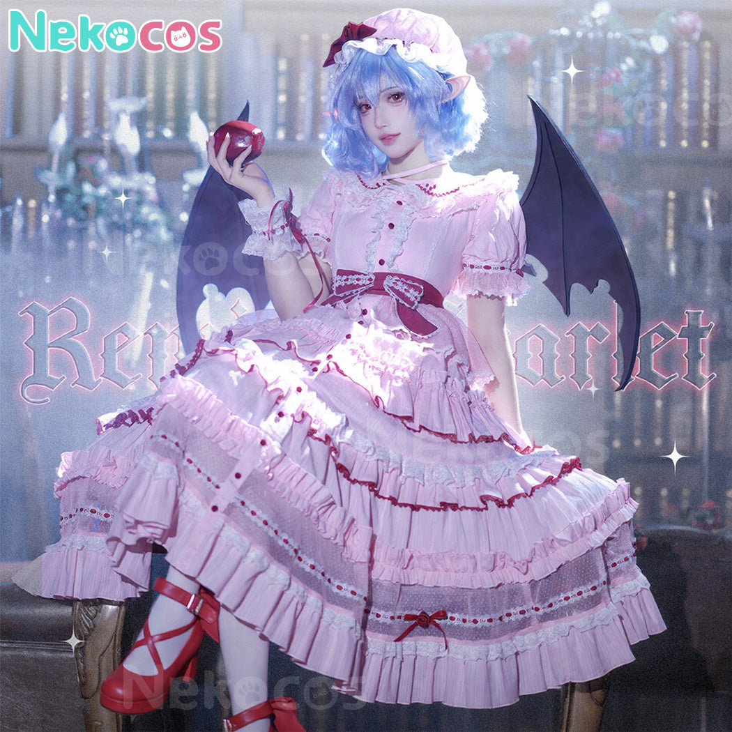 【Nekocos】Game Cosplay Remilia Scarlet Cosplay Costume Premium Edition | Custom-Tailor