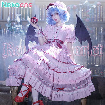 【Nekocos】Game Cosplay Remilia Scarlet Cosplay Costume Premium Edition | Custom-Tailor