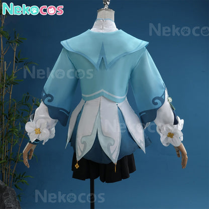 【Nekocos】Game Genshin Impact Cosplay Yaoyao Rainlit Bamboo Reverie Cosplay Costume | In Stock