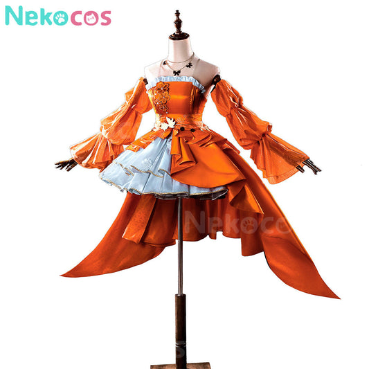 【Nekocos】Game Genshin Impact Cosplay Yoimiya Splendid Festivity Cosplay Costume | Custom-Tailor