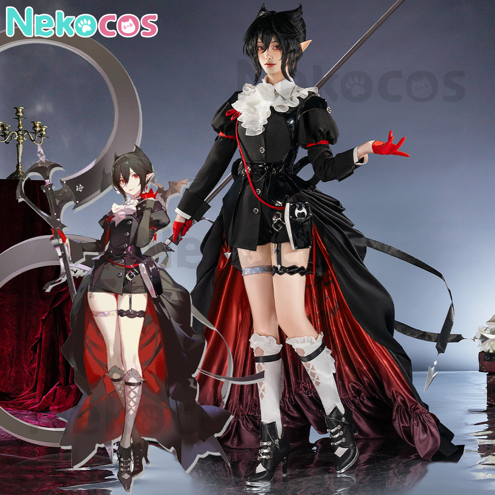 【Nekocos】Game Arknights Cosplay Entelechia Cosplay Costume Premium Edition | Custom-Tailor