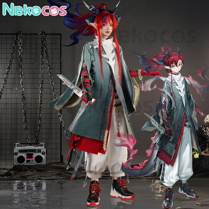 【Nekocos】Game Arknights Cosplay Yu Cosplay Costume Premium Edition | Custom-Tailor