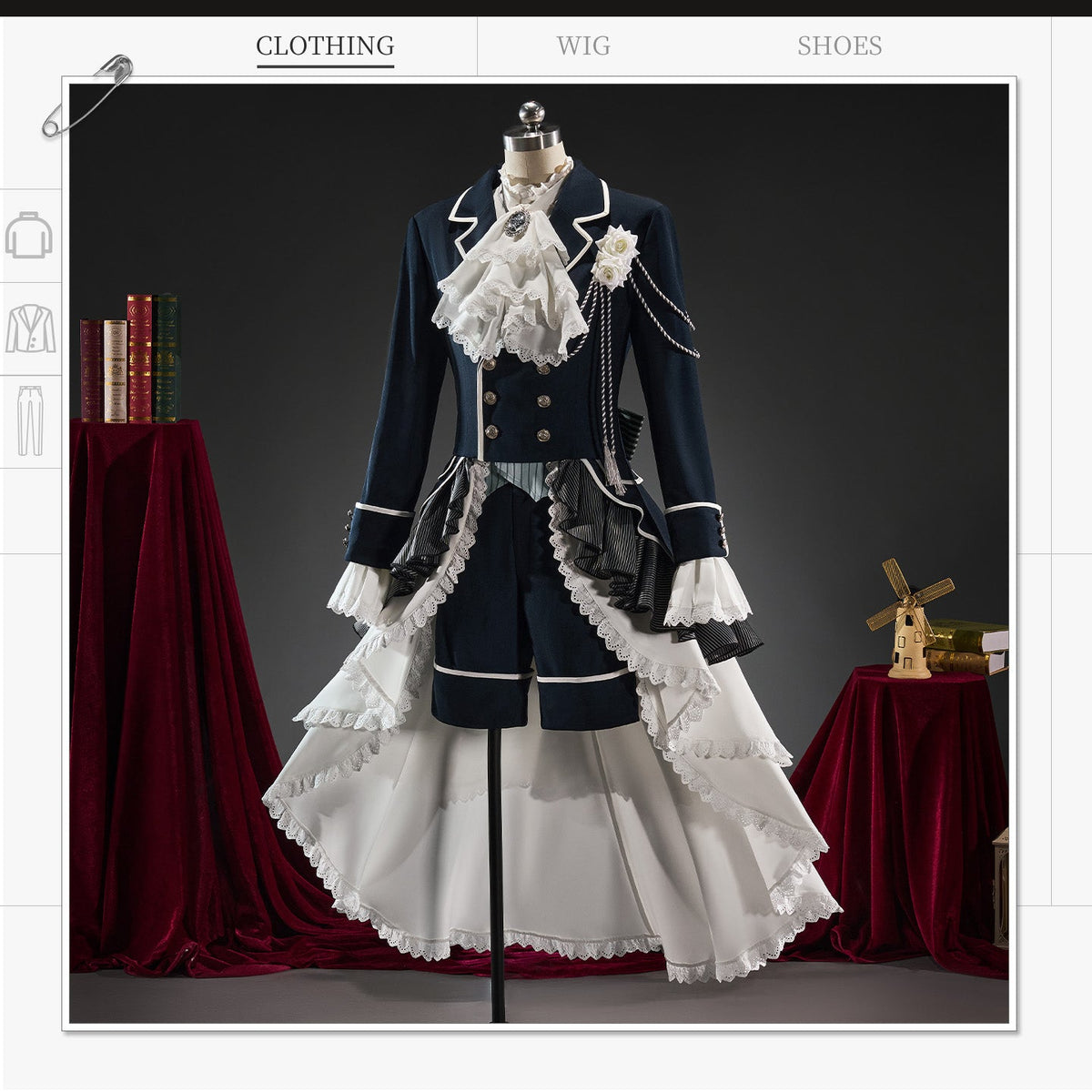 Ciel Phantomhive Cosplay Costume - In Stock NowAnime,Black Butler,Costume