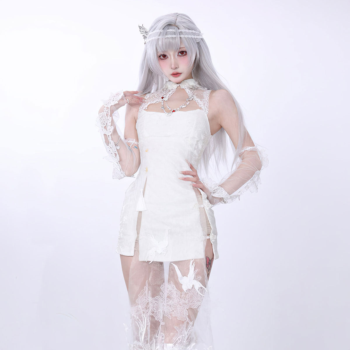 【Nekocos】Game Cosplay Modernia Cosplay Costume | In Stock