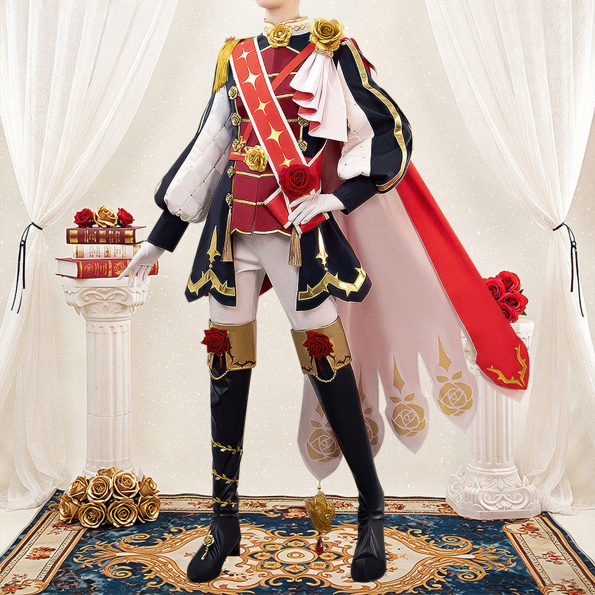 【Nekocos】Game Uma Musume Pretty Derby Cosplay Racing Debut Rose Kingdom Cosplay Costume | Custom-Tailor