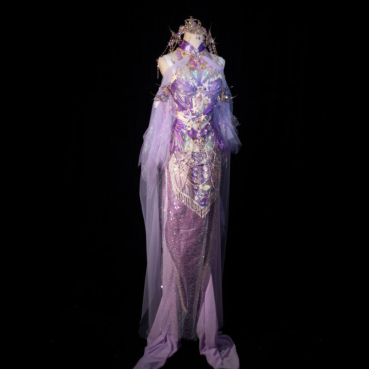 Mermaid Princess Cosplay Costume - Fantasy Ocean DressCostume,Halloween Costume