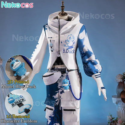 Aesop Carl Teal Cosplay Costume - Custom Tailored at NekocosCostume,Game,Identity Ⅴ