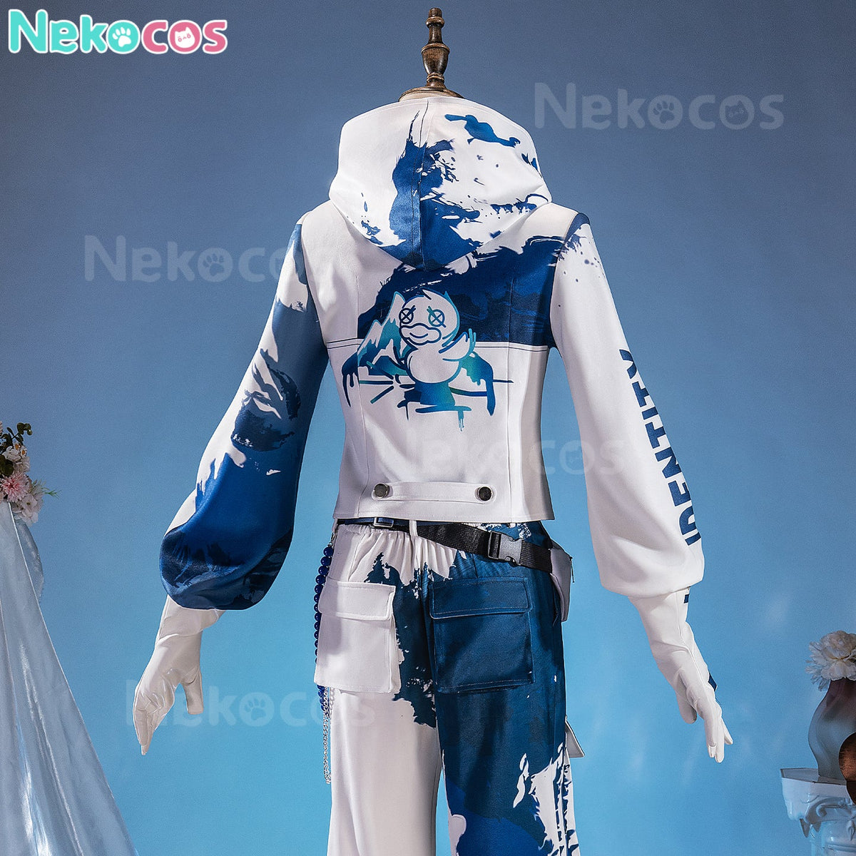 Aesop Carl Teal Cosplay Costume - Custom Tailored at NekocosCostume,Game,Identity Ⅴ