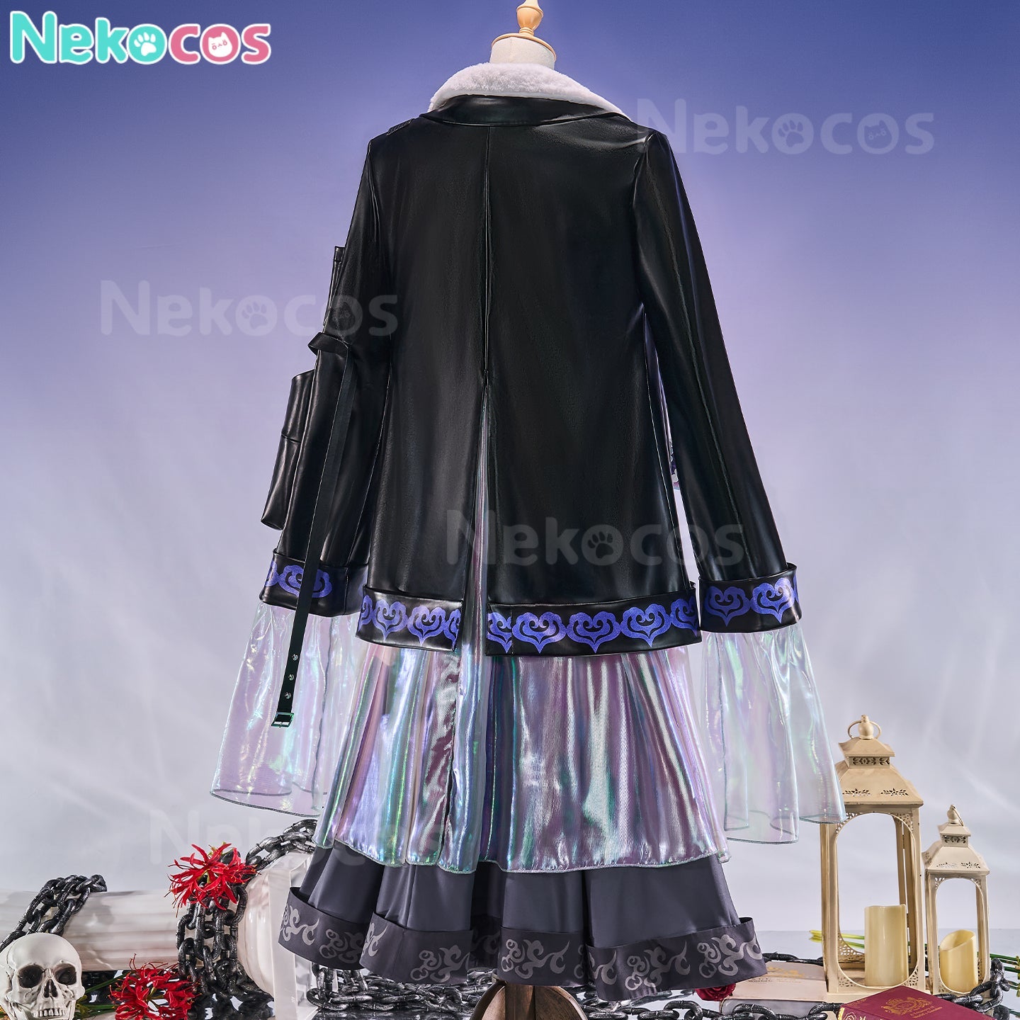 【Nekocos】Game Arknights Cosplay Jun Cosplay Costume Premium Edition | Custom-Tailor