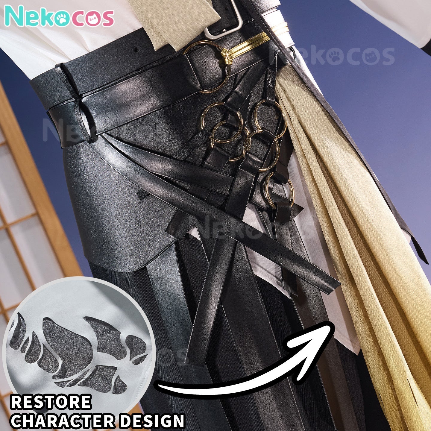 【Nekocos】Game Arknights Cosplay Wang Cosplay Costume Premium Edition | Custom-Tailor