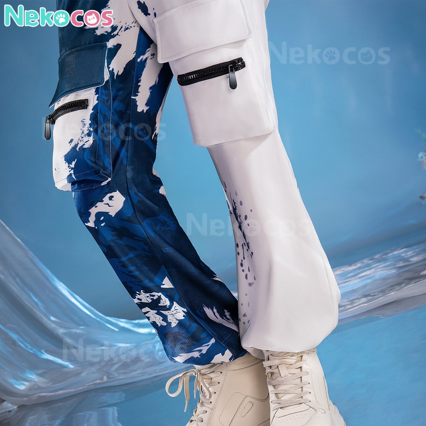 Aesop Carl Teal Cosplay Costume - Custom Tailored at NekocosCostume,Game,Identity Ⅴ
