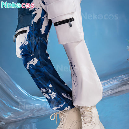 Aesop Carl Teal Cosplay Costume - Custom Tailored at NekocosCostume,Game,Identity Ⅴ