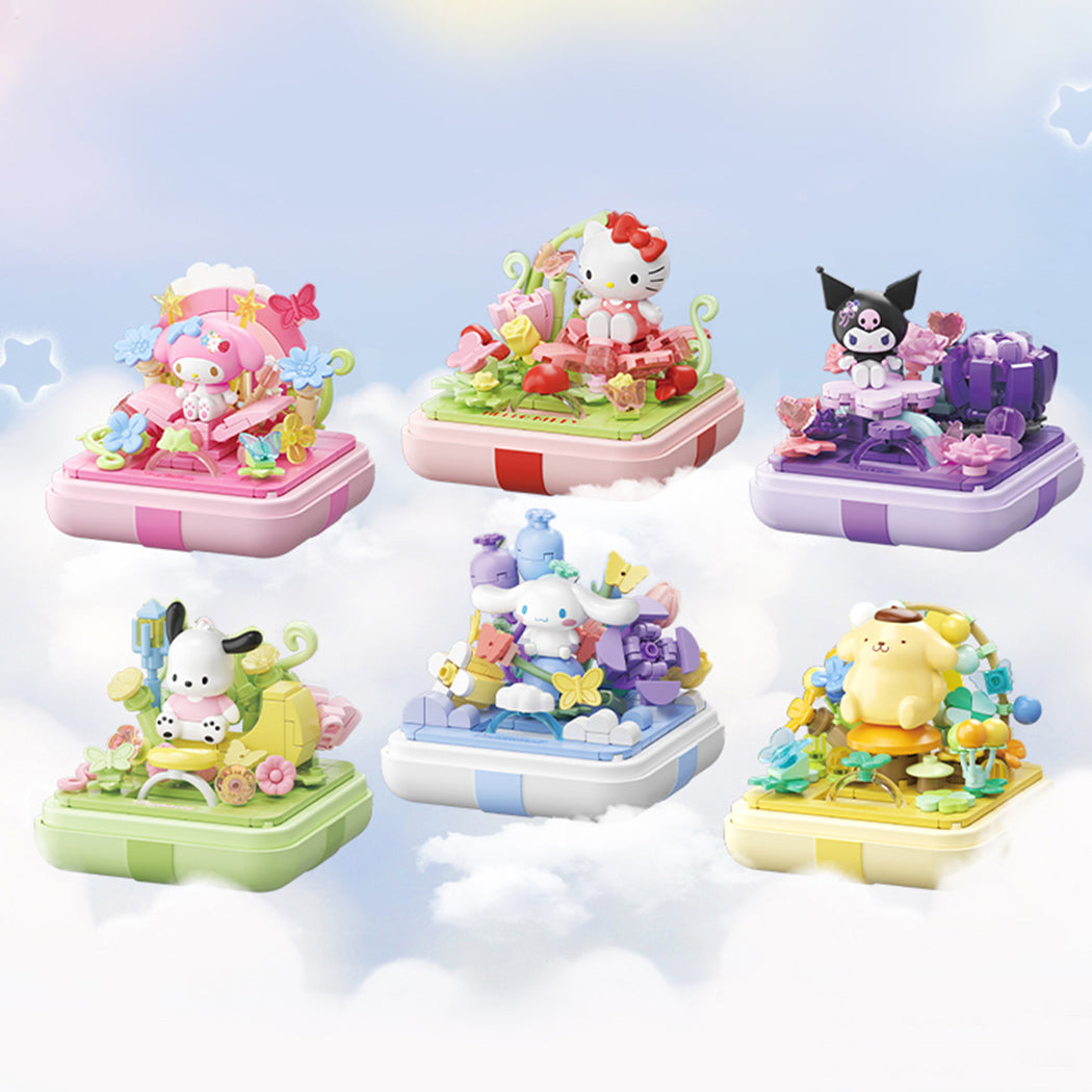【Nekocos】Sanrio Family Wish Fingertip Series Building Blocks Blind Box Figurines Toys Gifts | In Stock
