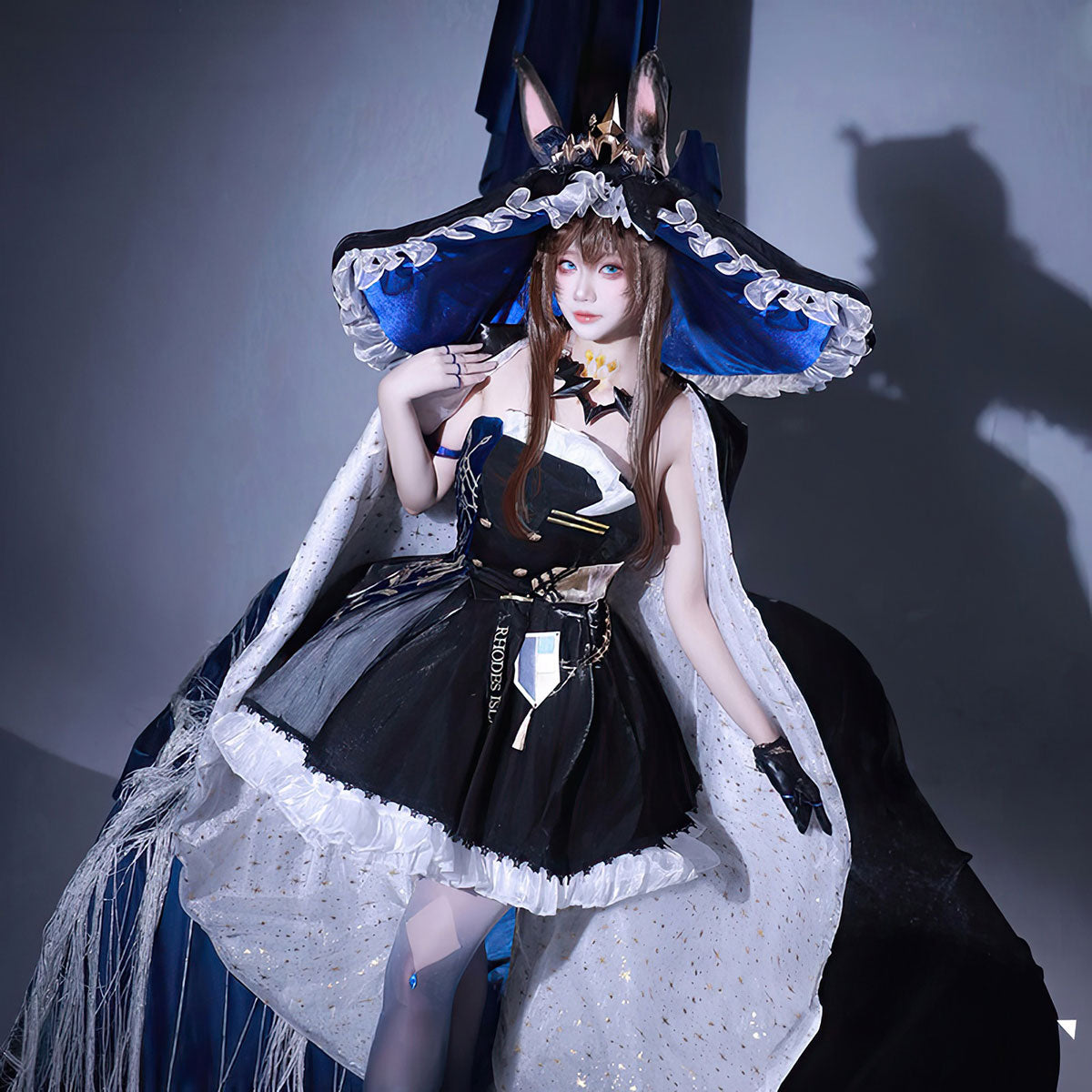 【Nekocos】Game Arknights Cosplay Ambience Synesthesia Amiya Cosplay Costume | In Stock