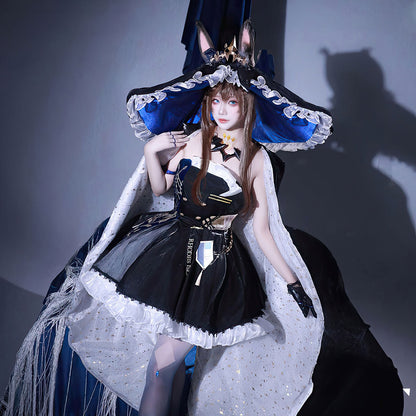 【Nekocos】Game Arknights Cosplay Ambience Synesthesia Amiya Cosplay Costume | In Stock
