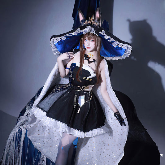 【Nekocos】Game Arknights Cosplay Ambience Synesthesia Amiya Cosplay Costume | In Stock