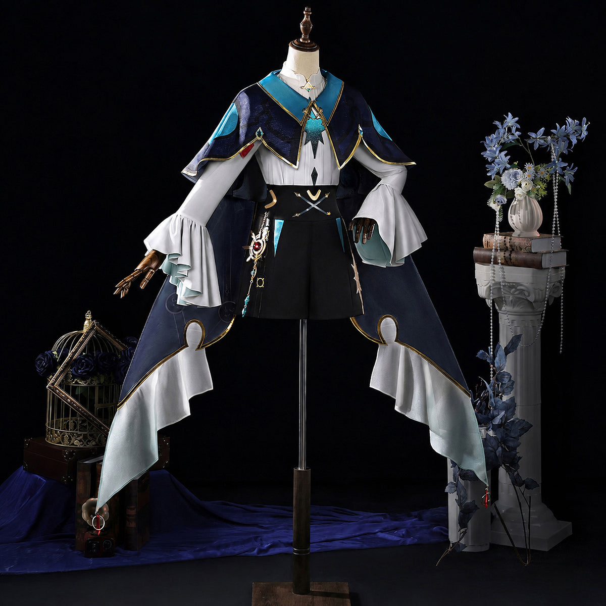 【Nekocos】Game Honkai: Star Rail cosplay Anaxa cosplay costume | In Stock displayed on a mannequin