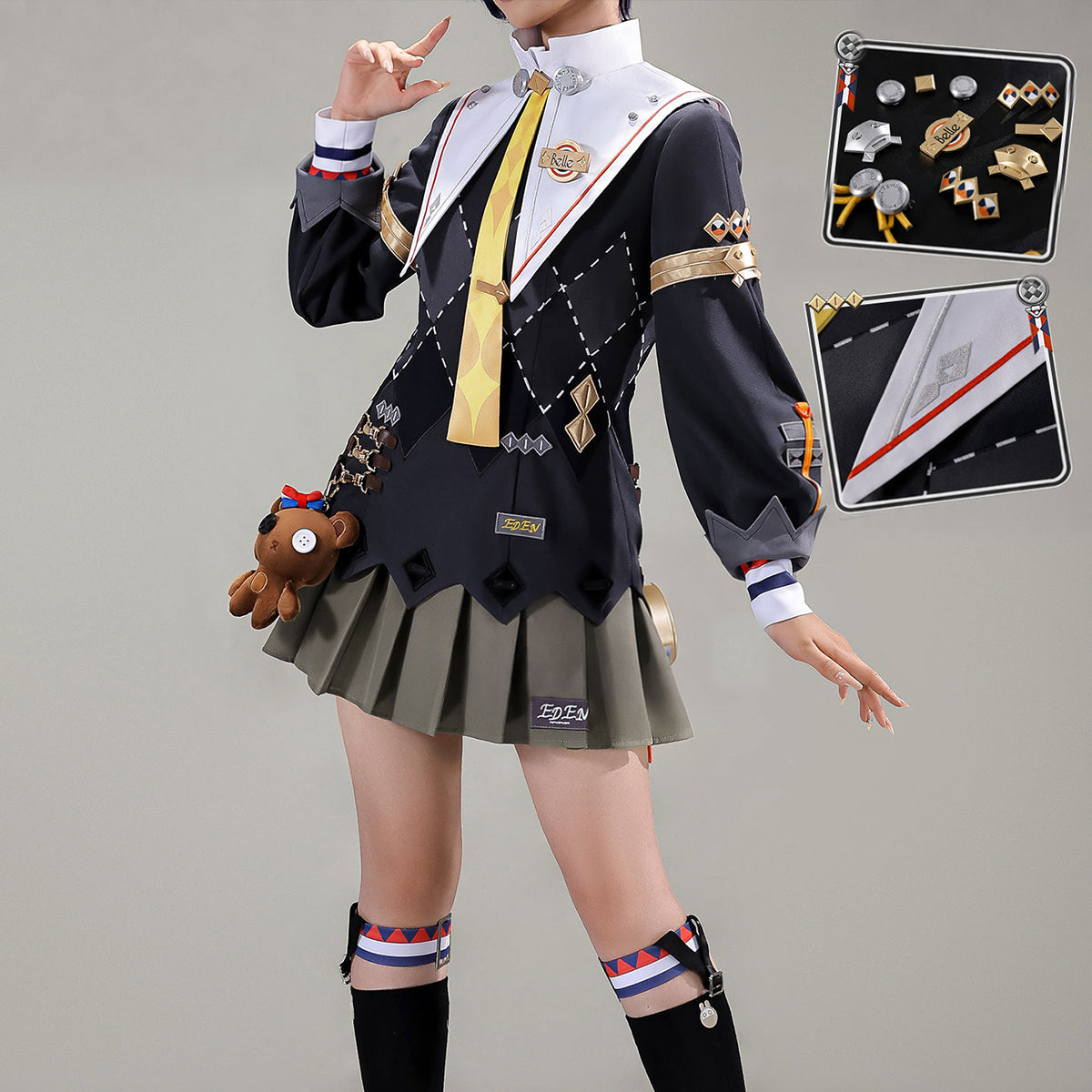 Zenless Zone Zero Cosplay Costume - Belle Brilliance Tailored FitCostume,Game,Zenless Zone Zero