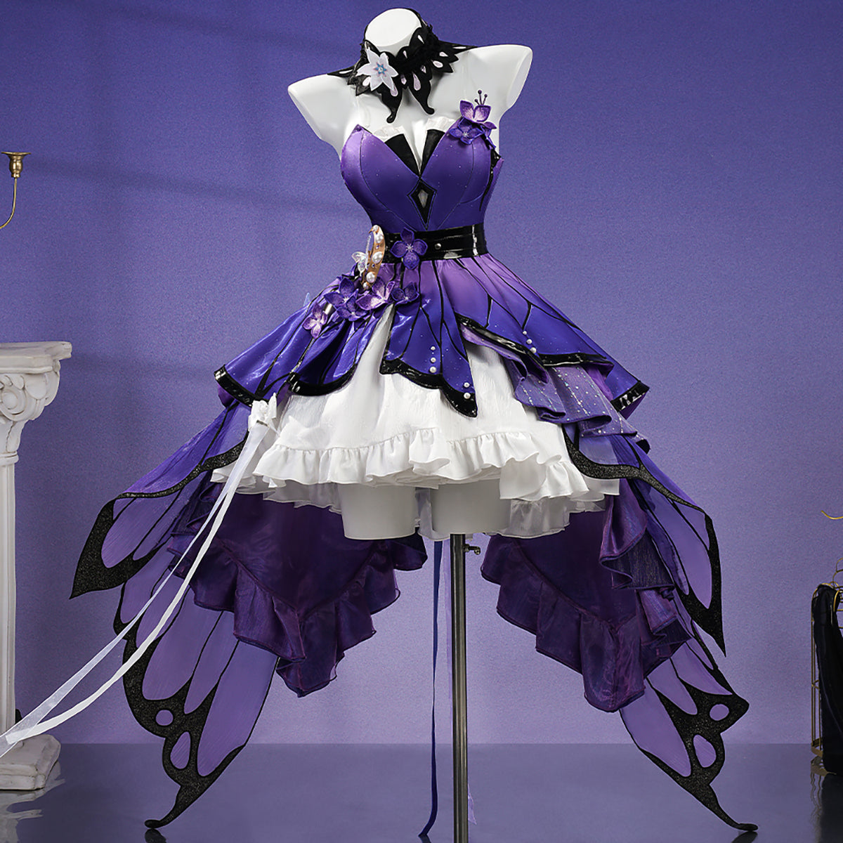 【Nekocos】Game Honkai: Star Rail Cosplay Gossamer Flutter Cosplay Costume Premium Edition | Custom-Tailor