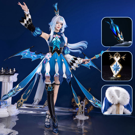 【Nekocos】Game Honkai: Star Rail Cosplay Cerydra Cosplay Costume Premium Edition | Custom-Tailor