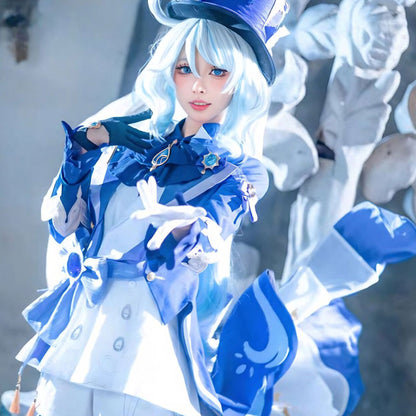 【Nekocos】Game Genshin Impact Cosplay Furina de Fontaine Cosplay Costume Premium Edition | In Stock