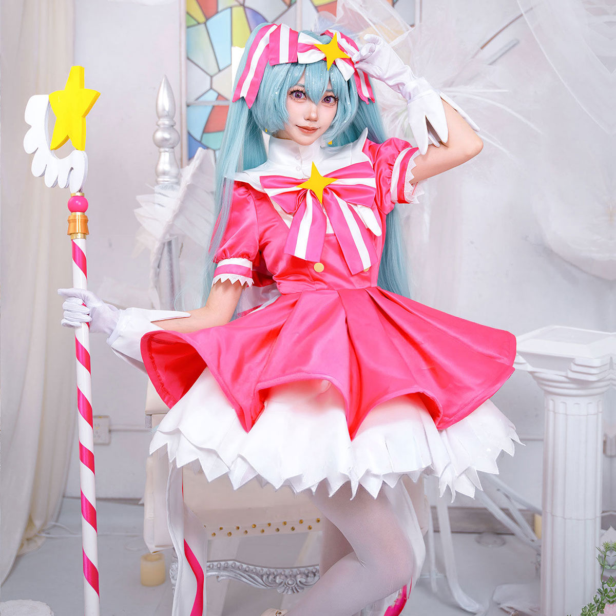 【Nekocos】Vocaloid Imasugu Rinne Miku Cosplay Costume | In Stock