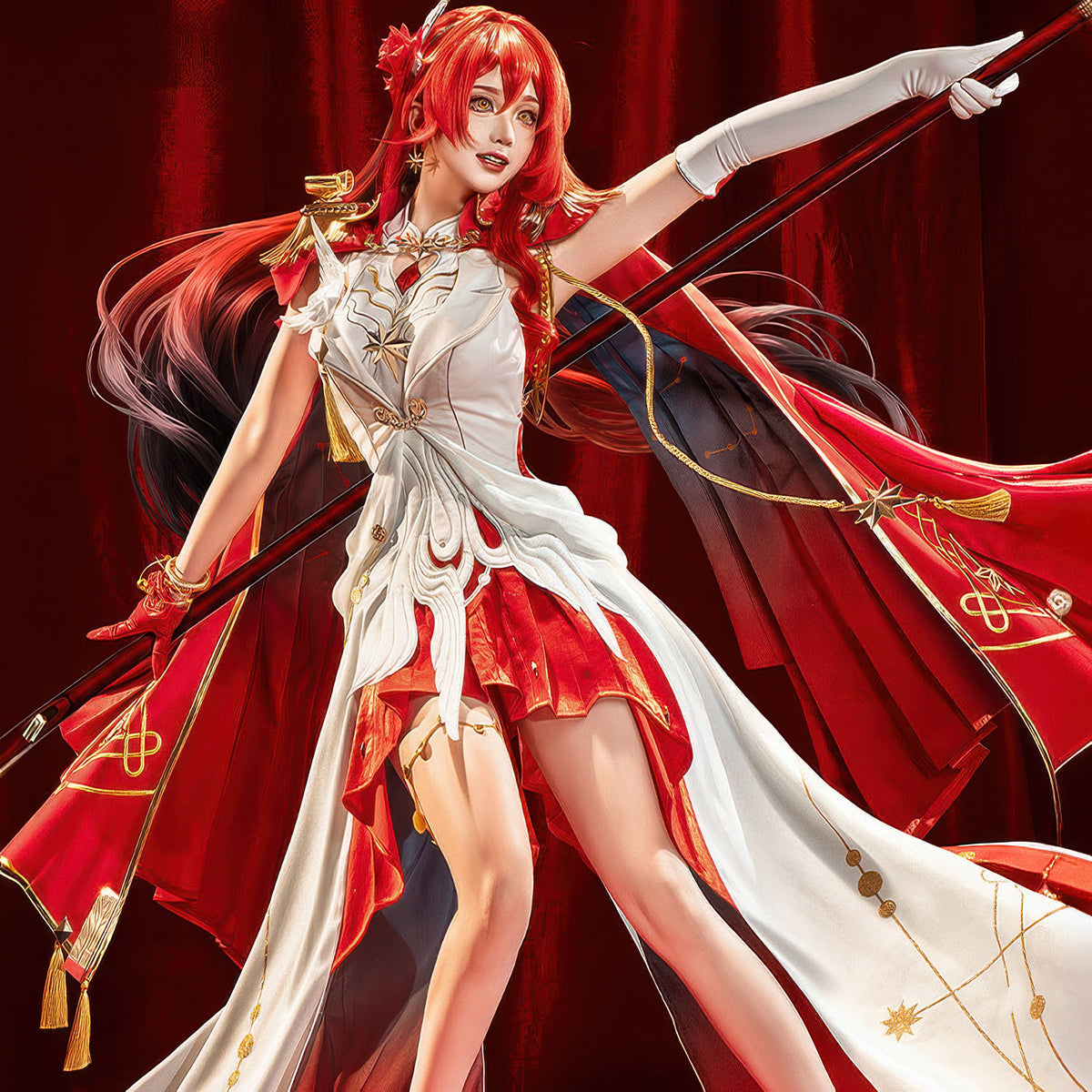 Honkai Star Rail Himeko Cosplay Costume - Premium Custom TailorCostume,Game,Honkai: Star Rail
