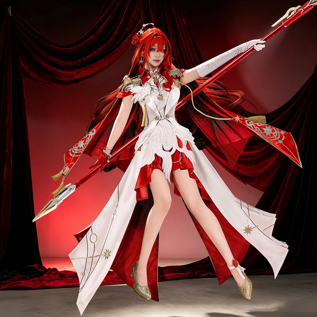 Honkai Star Rail Himeko Cosplay Costume - Premium EditionCostume,Game,Honkai: Star Rail