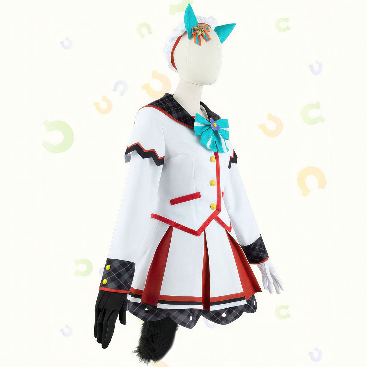 【Nekocos】Game Uma Musume Pretty Derby Cosplay Hokko Tarumae School Uniform Cosplay Costume | Custom-Tailor