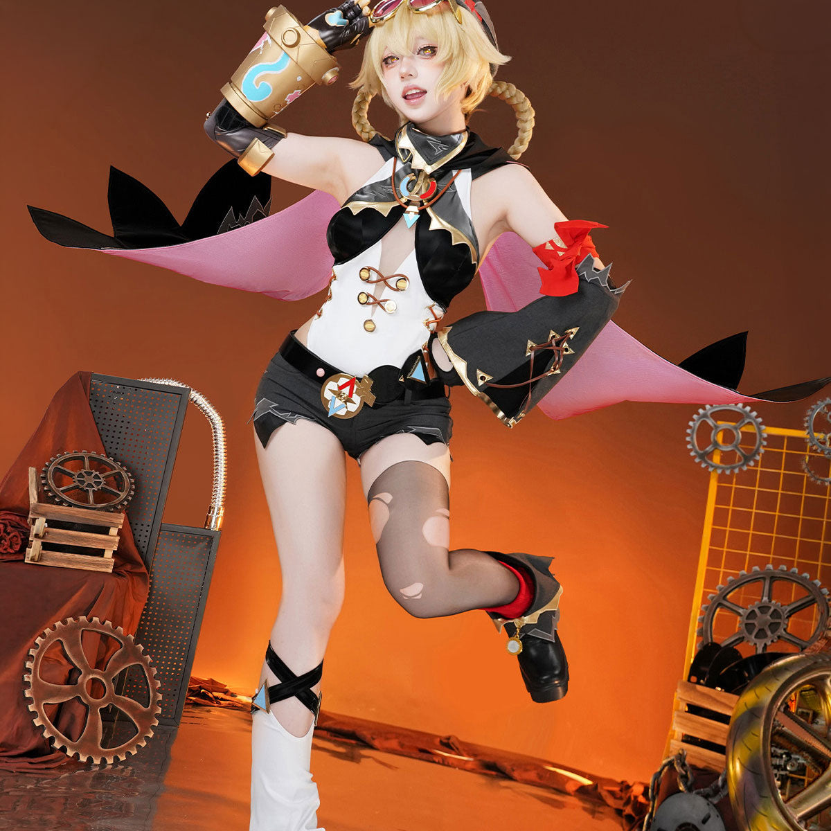 【Nekocos】Game Genshin Impact Cosplay Jahoda Cosplay Costume Premium Edition | Custom-Tailor
