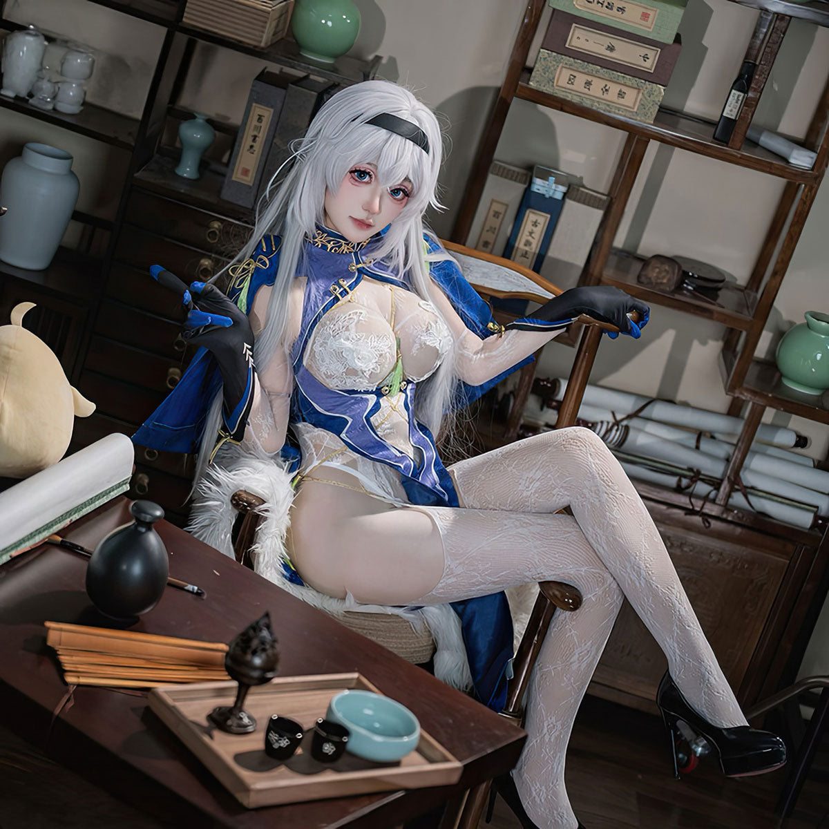 Azur Lane KMS Mainz Cosplay Costume | Custom Tailored EleganceAnime,Azur Lane,Costume