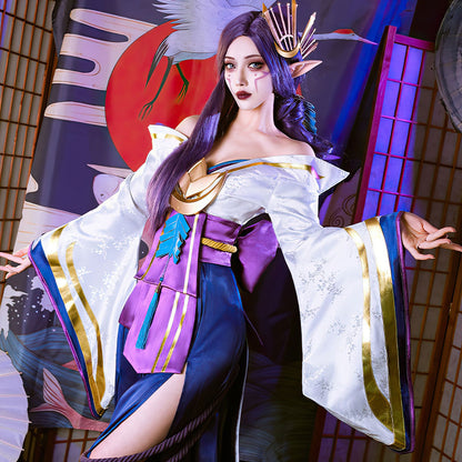【Nekocos】Game League of Legends Cosplay Spirit Blossom Morgana Cosplay Costume | In Stock