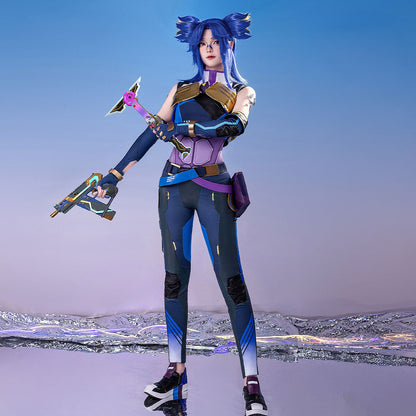 【Nekocos】Game Valorant Cosplay Neon Tala Nicole Dimaapi Valdez Cosplay Costume | In Stock