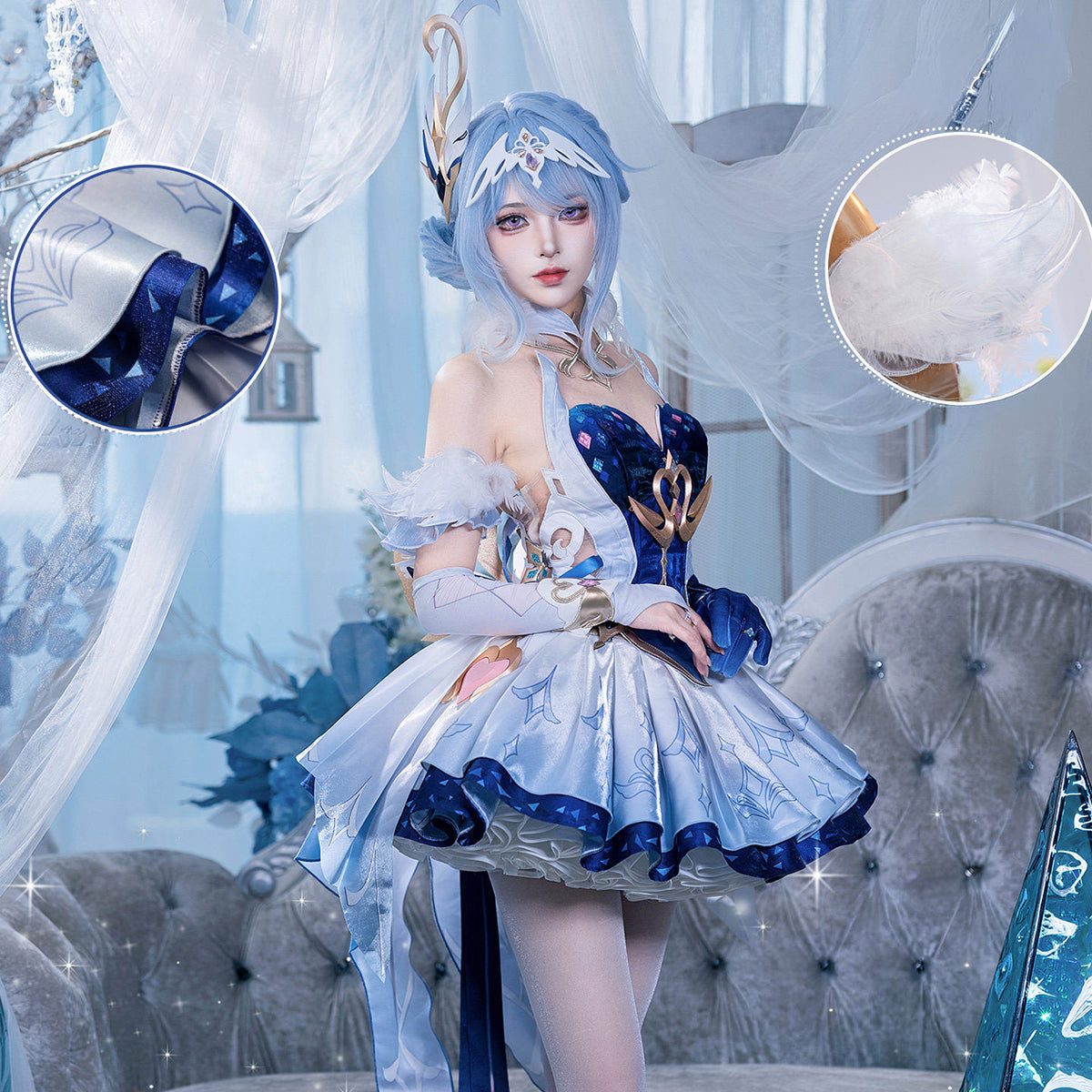 Genshin Impact Odette Spessiva Cosplay Costume - Premium EditionCostume,Game,Genshin Impact