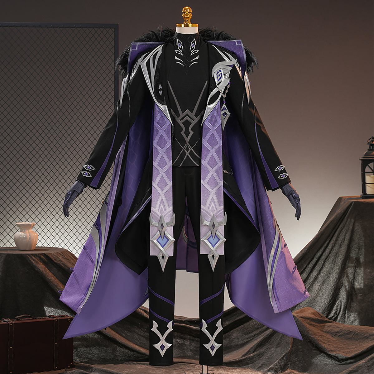 Genshin Impact Pantalone Cosplay Costume | Custom TailoredCostume,Game,Genshin Impact