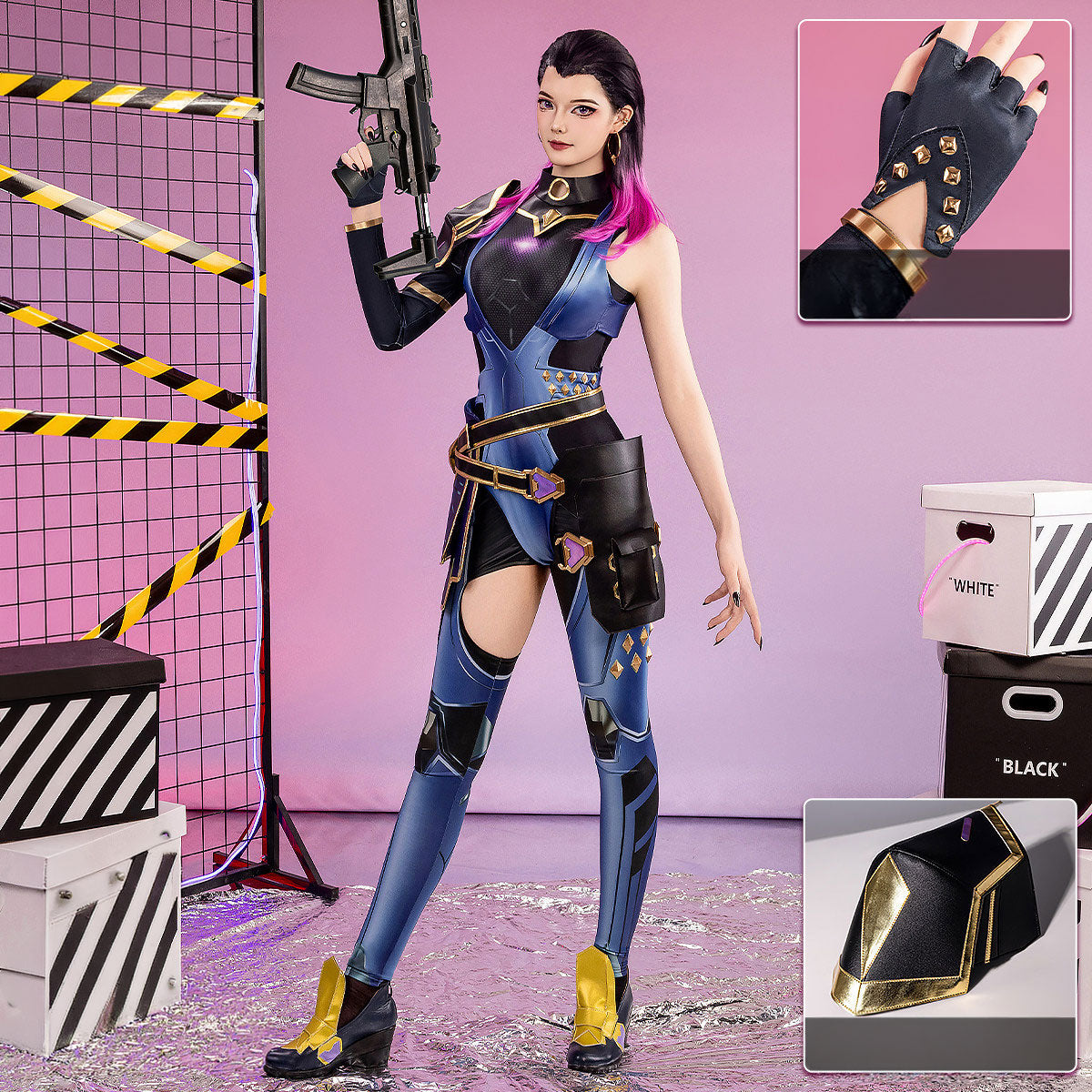 【Nekocos】Game Valorant Cosplay Reyna Cosplay Costume | In Stock