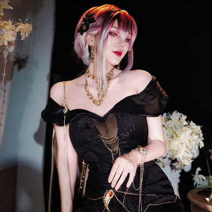 【Nekocos】Game Path to Nowhere Cosplay City Never Sleeps Shalom Cosplay Costume | In Stock