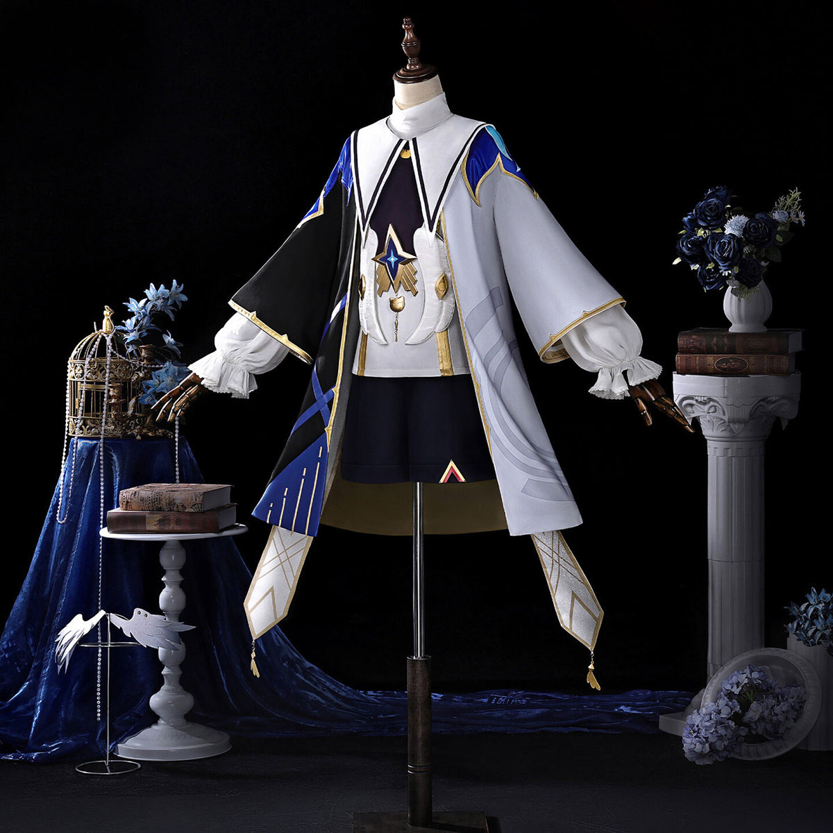 【Nekocos】Game Honkai: Star Rail Kitty Series Cosplay Sunday Cosplay Costume Premium Edition | In Stock displayed on a mannequin.