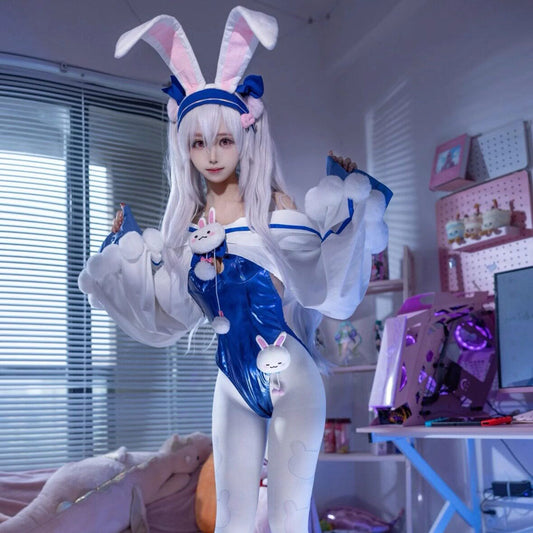 【Nekocos】Game Azur Lane Cosplay Laffey Skins/Bunny Cosplay Costume | In Stock