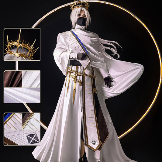 【Nekocos】Game Arknights Ambience Synesthesia Cosplay Ulpianus Evangelist Cosplay Costume Premium Edition | Custom-Tailor