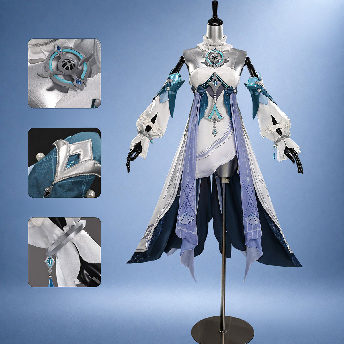 Genshin Impact Vodyanitsa Cosplay Costume - Custom TailoredCostume,Game,Genshin Impact