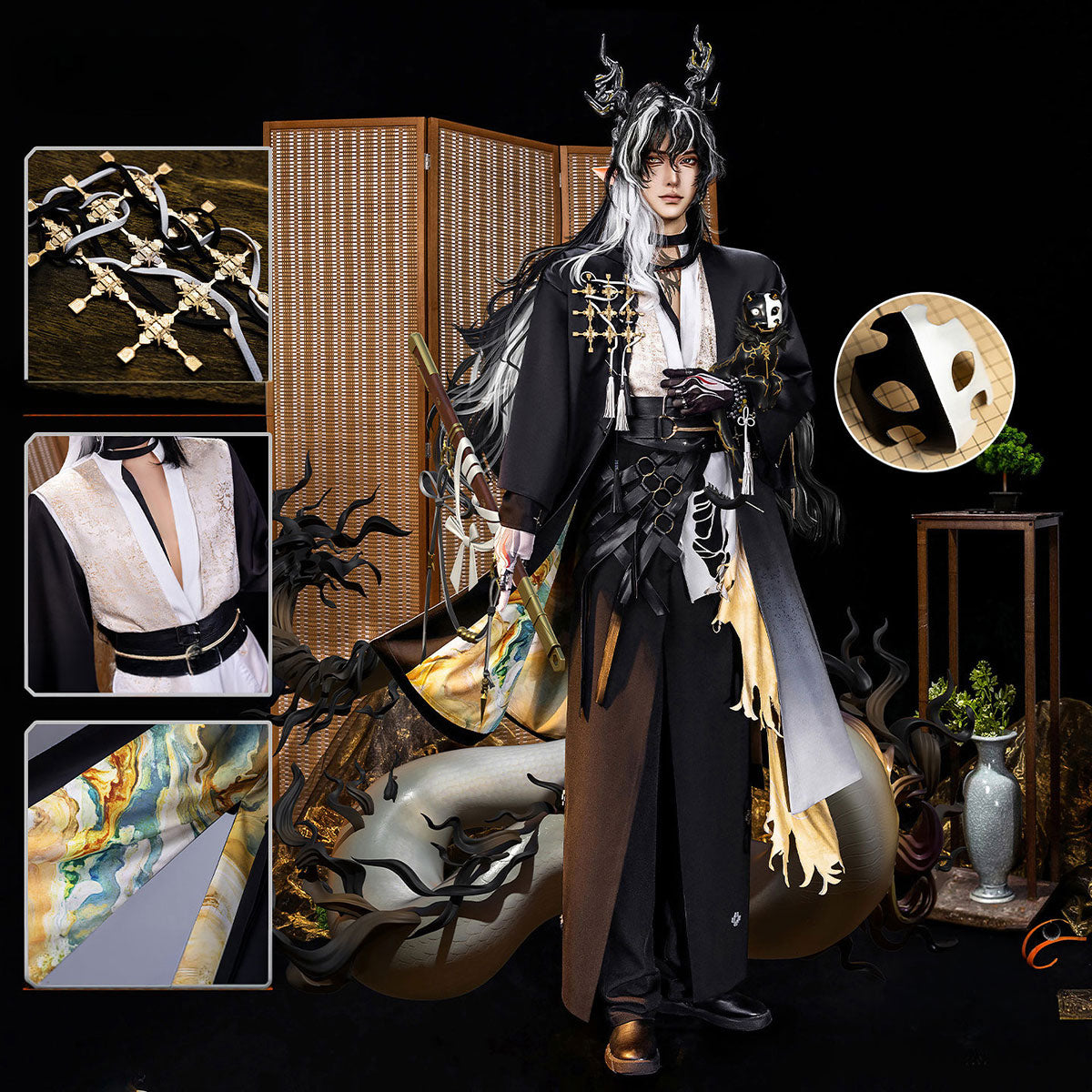 【Nekocos】Game Arknights Cosplay Wang Cosplay Costume Premium Edition | Custom-Tailor
