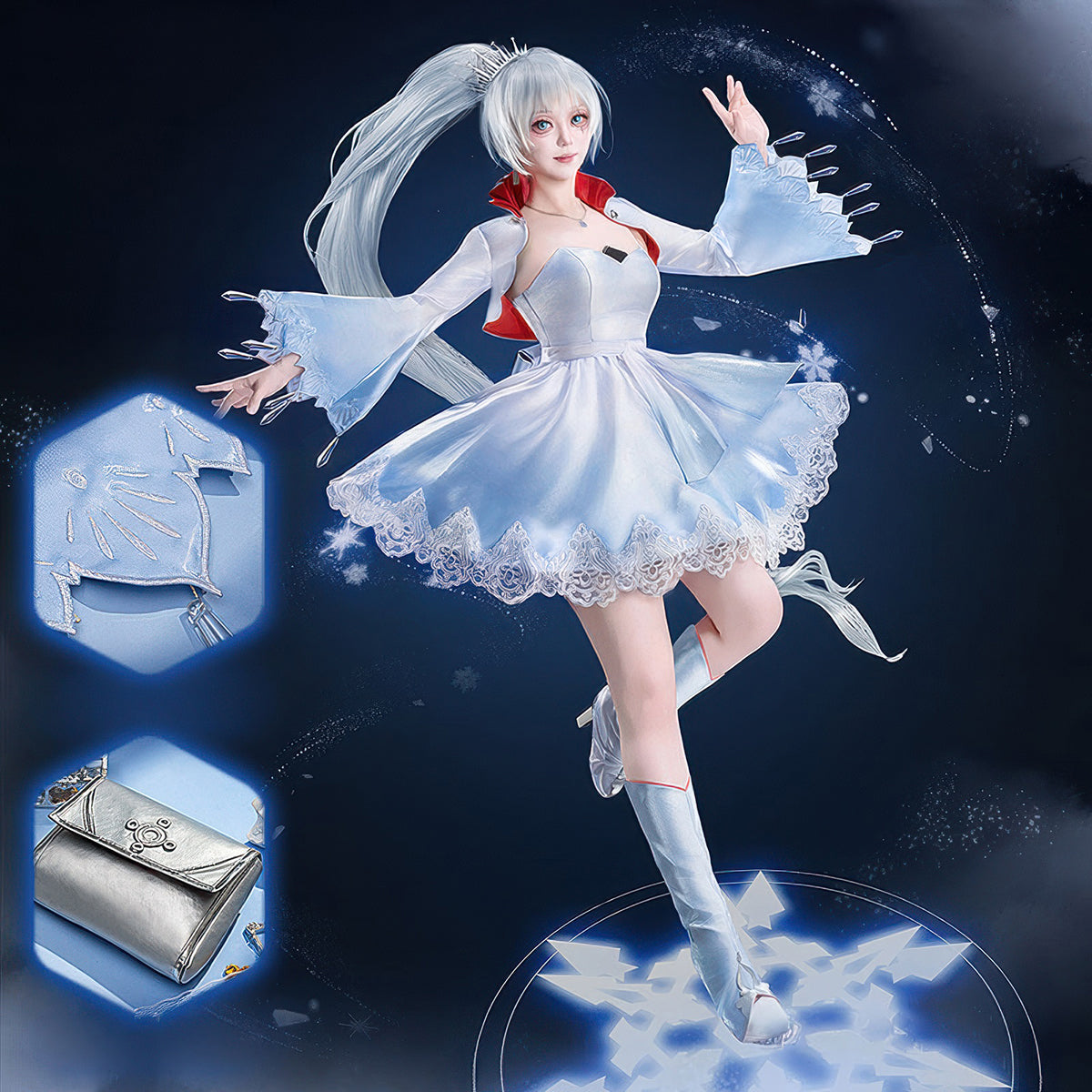 【Nekocos】Game Reverse:1999 Cosplay Weiss Schnee Cosplay Costume Premium Edition | In Stock