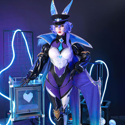 【Nekocos】Game League of Legends Cosplay Battle Bat Xayah Cosplay Costume Premium Edition | In Stock