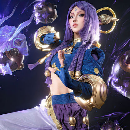 【Nekocos】Game League of Legends Cosplay The Unbroken Faith Yunara Cosplay Costume | In Stock
