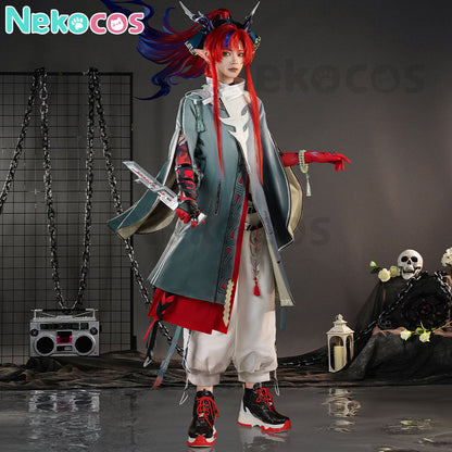 【Nekocos】Game Arknights Cosplay Yu Cosplay Costume Premium Edition | Custom-Tailor